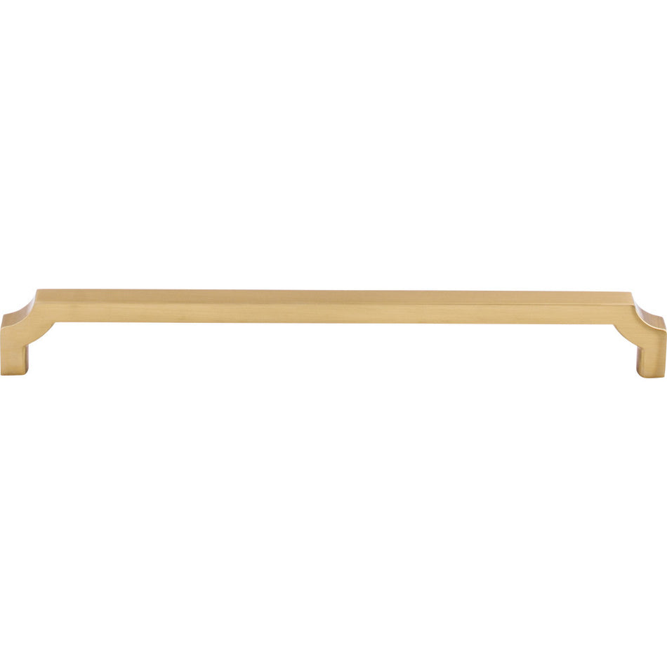 Top Knobs TK3025HB: 8-13/16" cc Davenport Square Bar Cabinet Pull - Honey Bronze