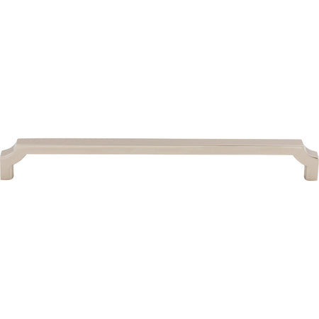 Top Knobs TK3025PN: 8-13/16" cc Davenport Square Bar Cabinet Pull - Polished Nickel