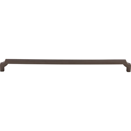 Top Knobs TK3026AG: 12" cc Davenport Square Bar Cabinet Pull - Ash Gray