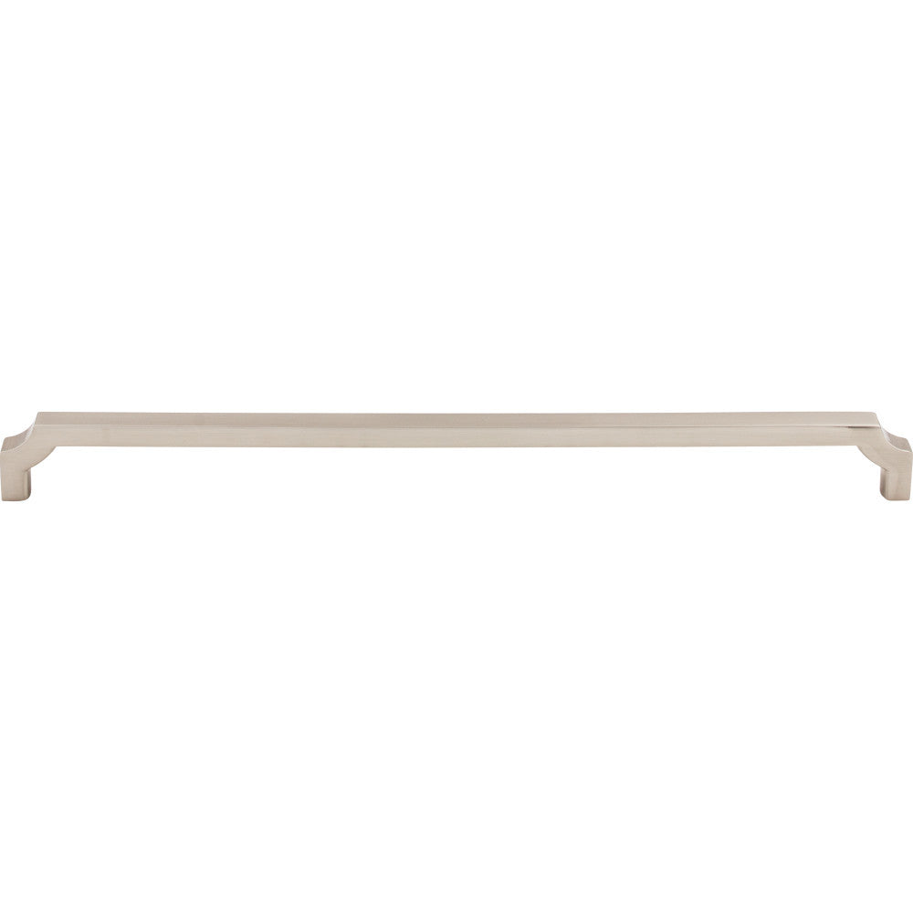Top Knobs TK3026BSN: 12" cc Davenport Square Bar Cabinet Pull - Brushed Satin Nickel