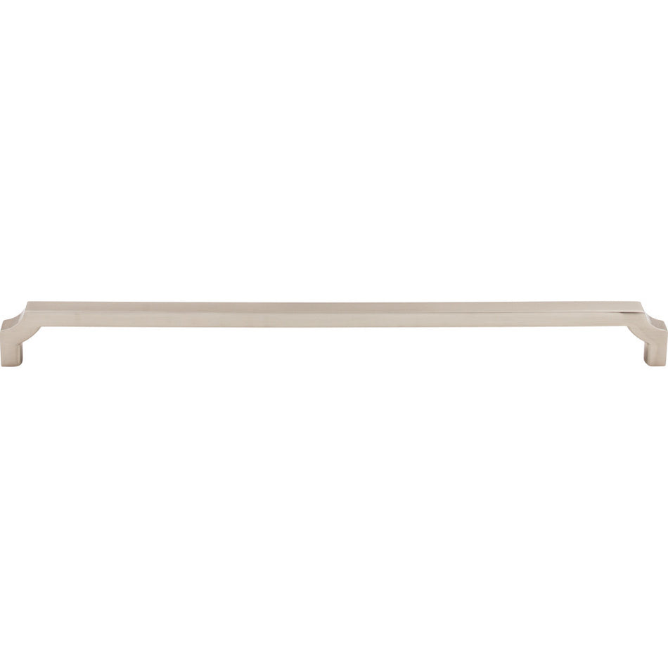 Top Knobs TK3026BSN: 12" cc Davenport Square Bar Cabinet Pull - Brushed Satin Nickel
