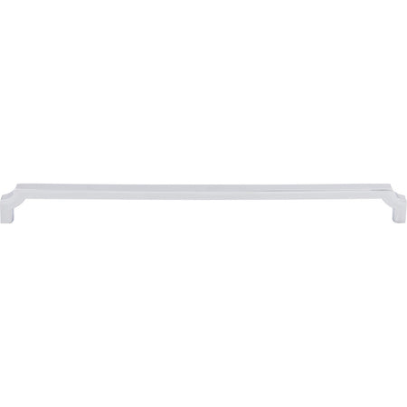 Top Knobs TK3026PC: 12" cc Davenport Square Bar Cabinet Pull - Polished Chrome