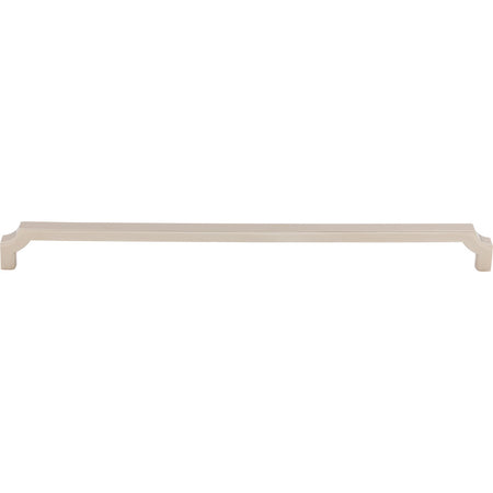 Top Knobs TK3026PN: 12" cc Davenport Square Bar Cabinet Pull - Polished Nickel