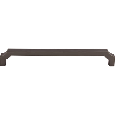 Top Knobs TK3028AG: 18" cc Davenport Square Bar Cabinet Pull - Ash Gray