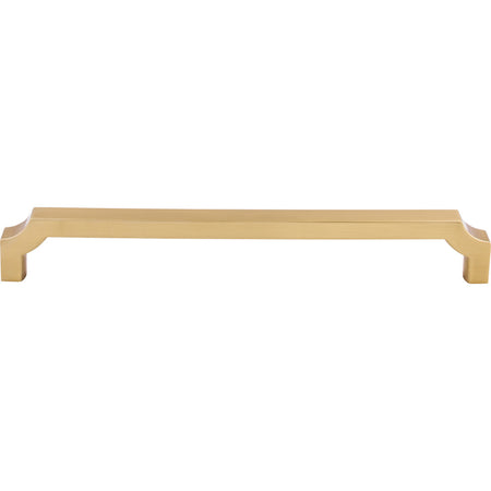 Top Knobs TK3028HB: 18" cc Davenport Square Bar Cabinet Pull - Honey Bronze