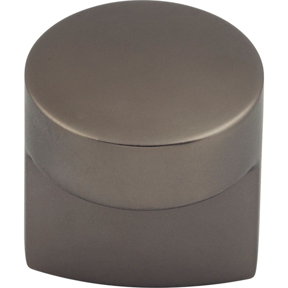 Top Knobs TK3040AG: 1-1/8" Hartridge Round Cabinet Knob - Ash Gray