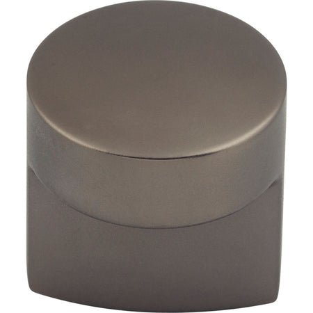 Top Knobs TK3040AG: 1-1/8" Hartridge Round Cabinet Knob - Ash Gray