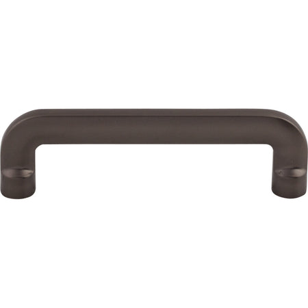 Top Knobs TK3041AG: 3-3/4" cc Hartridge D-Handle Cabinet Pull - Ash Gray