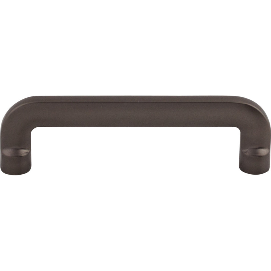 Top Knobs TK3041AG: 3-3/4" cc Hartridge D-Handle Cabinet Pull - Ash Gray
