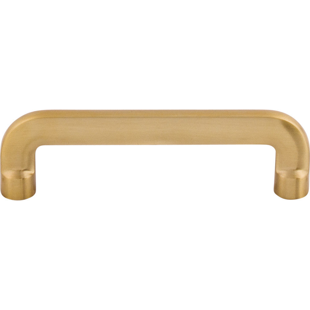 Top Knobs TK3041HB: 3-3/4" cc Hartridge D-Handle Cabinet Pull - Honey Bronze