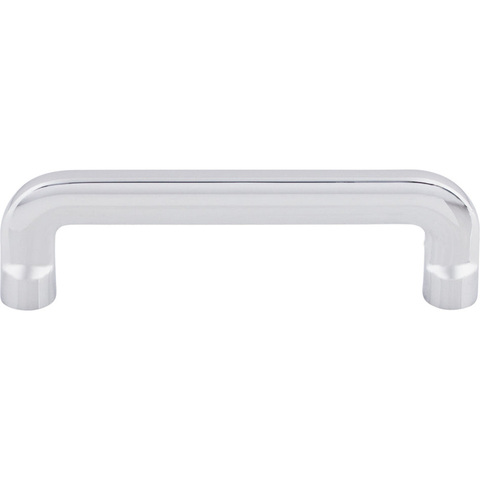 Top Knobs TK3041PC: 3-3/4" cc Hartridge D-Handle Cabinet Pull - Polished Chrome