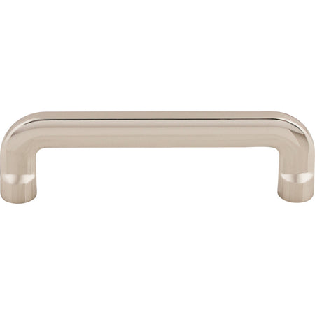 Top Knobs TK3041PN: 3-3/4" cc Hartridge D-Handle Cabinet Pull - Polished Nickel