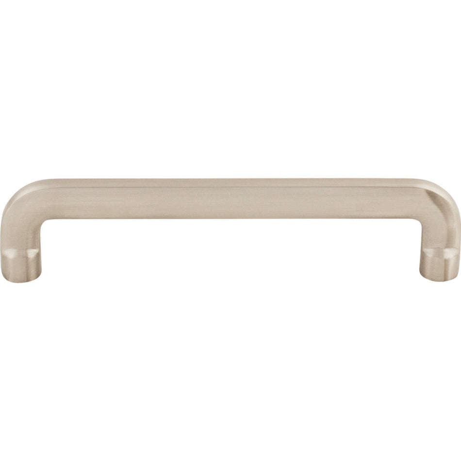 Top Knobs TK3042BSN: 5-1/16" cc Hartridge D-Handle Cabinet Pull - Brushed Satin Nickel