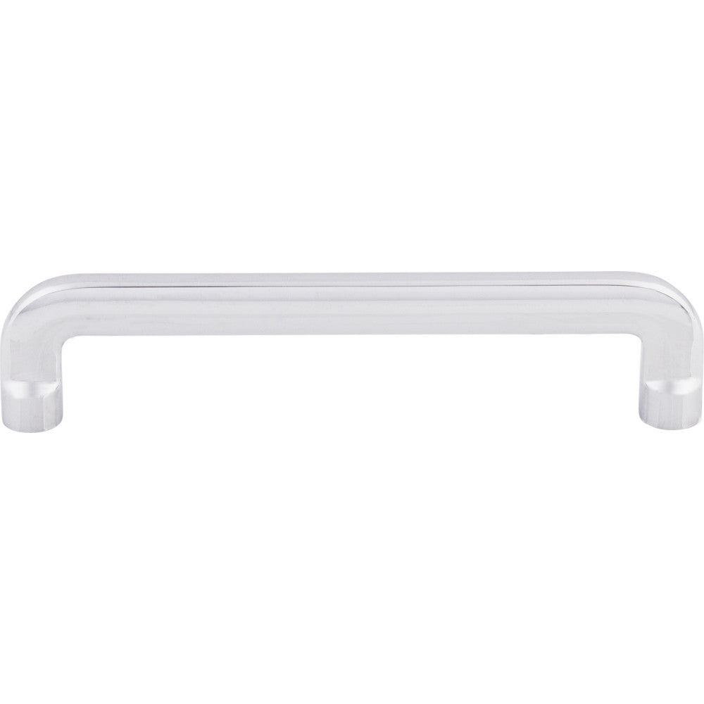 Top Knobs TK3042PC: 5-1/16" cc Hartridge D-Handle Cabinet Pull - Polished Chrome