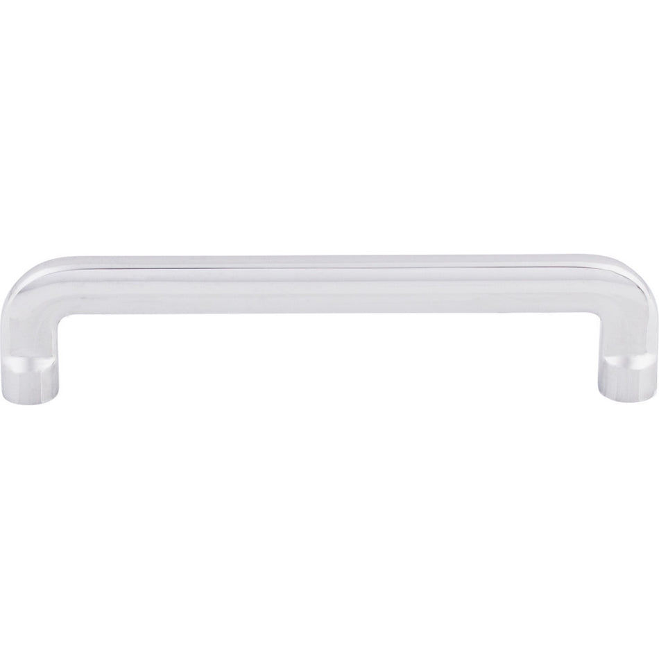 Top Knobs TK3042PC: 5-1/16" cc Hartridge D-Handle Cabinet Pull - Polished Chrome