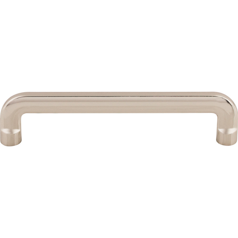 Top Knobs TK3042PN: 5-1/16" cc Hartridge D-Handle Cabinet Pull - Polished Nickel