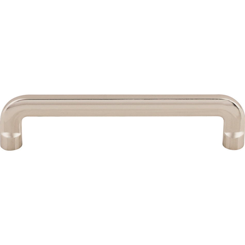 Top Knobs TK3042PN: 5-1/16" cc Hartridge D-Handle Cabinet Pull - Polished Nickel