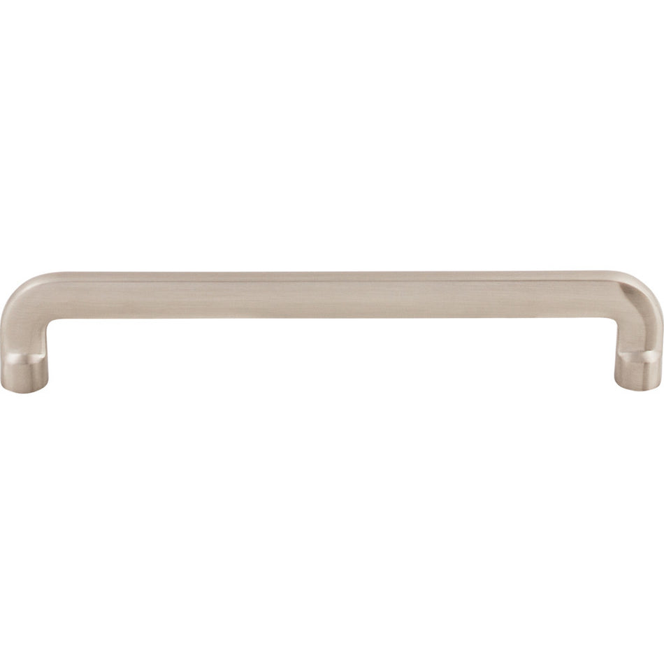 Top Knobs TK3043BSN: 6-5/16" cc Hartridge D-Handle Cabinet Pull - Brushed Satin Nickel