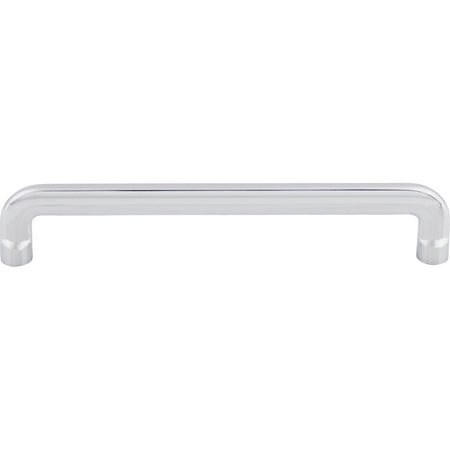 Top Knobs TK3043PC: 6-5/16" cc Hartridge D-Handle Cabinet Pull - Polished Chrome