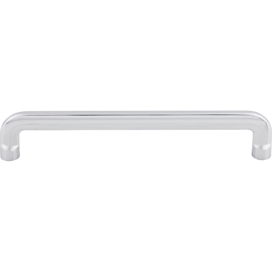 Top Knobs TK3043PC: 6-5/16" cc Hartridge D-Handle Cabinet Pull - Polished Chrome