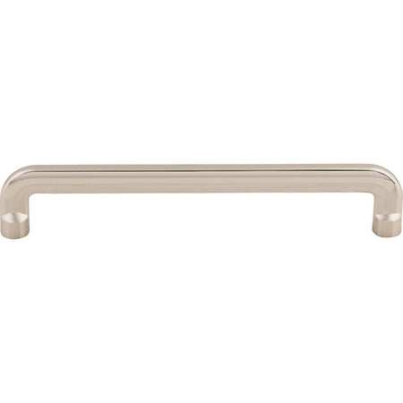 Top Knobs TK3043PN: 6-5/16" cc Hartridge D-Handle Cabinet Pull - Polished Nickel
