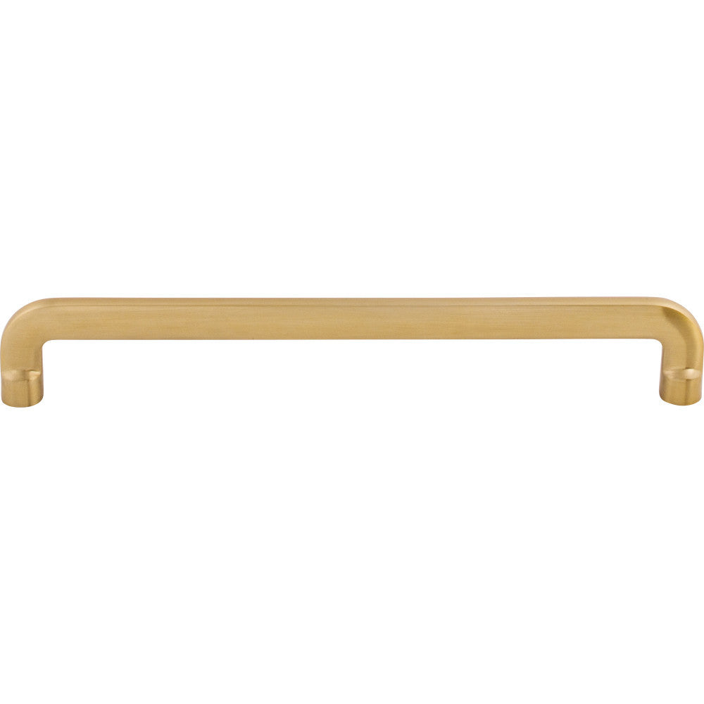 Top Knobs TK3044HB: 7-9/16" cc Hartridge D-Handle Cabinet Pull - Honey Bronze