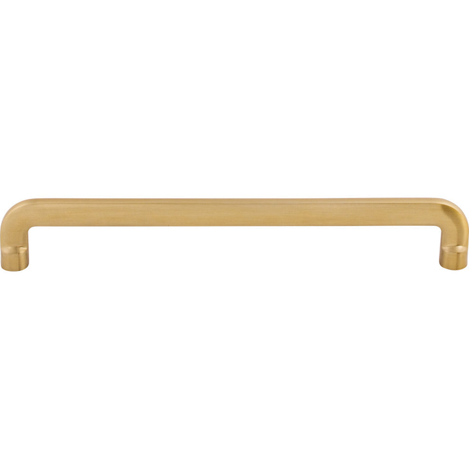 Top Knobs TK3044HB: 7-9/16" cc Hartridge D-Handle Cabinet Pull - Honey Bronze