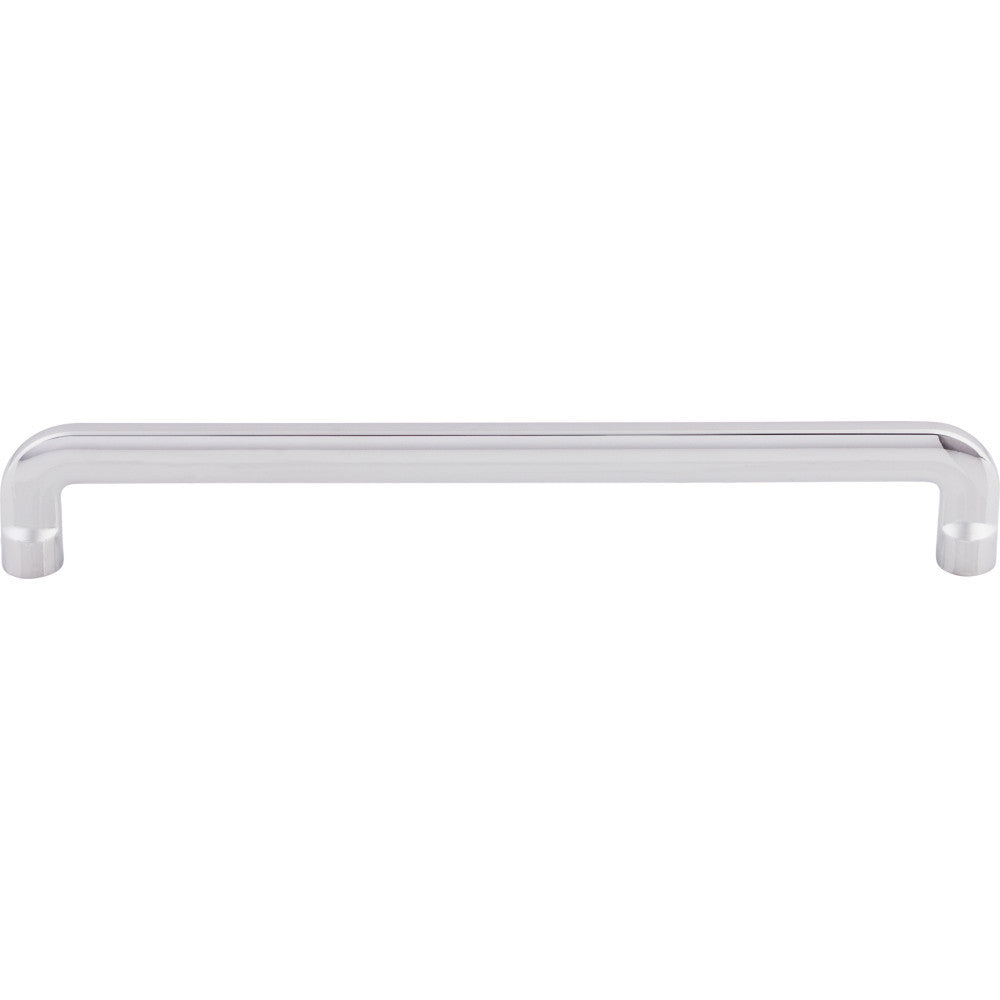 Top Knobs TK3044PC: 7-9/16" cc Hartridge D-Handle Cabinet Pull - Polished Chrome