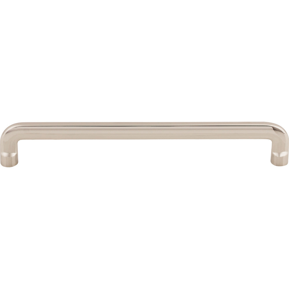 Top Knobs TK3044PN: 7-9/16" cc Hartridge D-Handle Cabinet Pull - Polished Nickel