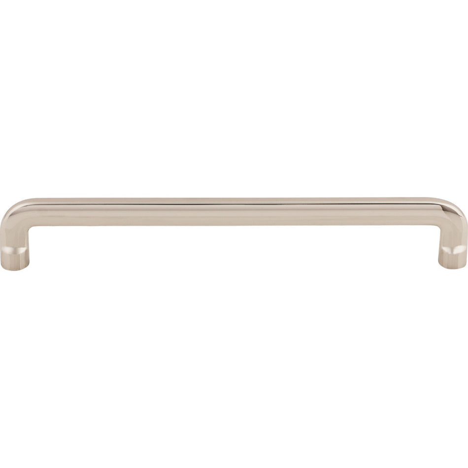 Top Knobs TK3044PN: 7-9/16" cc Hartridge D-Handle Cabinet Pull - Polished Nickel