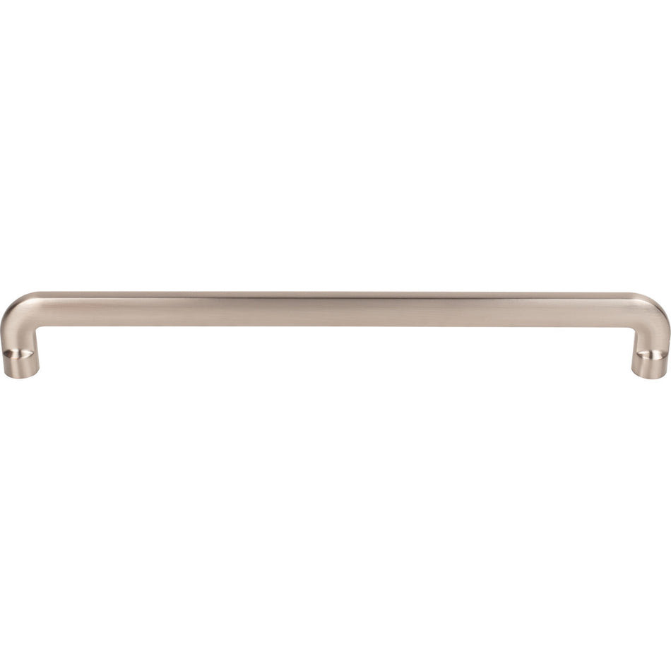 Top Knobs TK3045BSN: 8-13/16" cc Hartridge D-Handle Cabinet Pull - Brushed Satin Nickel