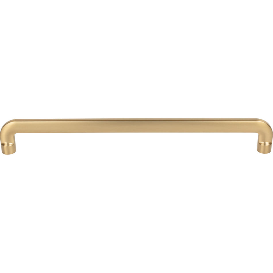 Top Knobs TK3045HB: 8-13/16" cc Hartridge D-Handle Cabinet Pull - Honey Bronze
