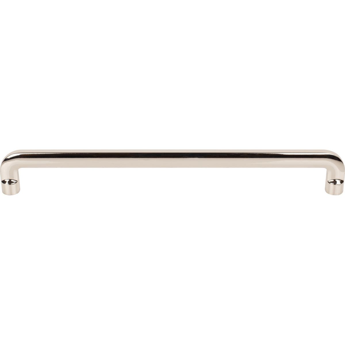 Top Knobs TK3045PN: 8-13/16" cc Hartridge D-Handle Cabinet Pull - Polished Nickel