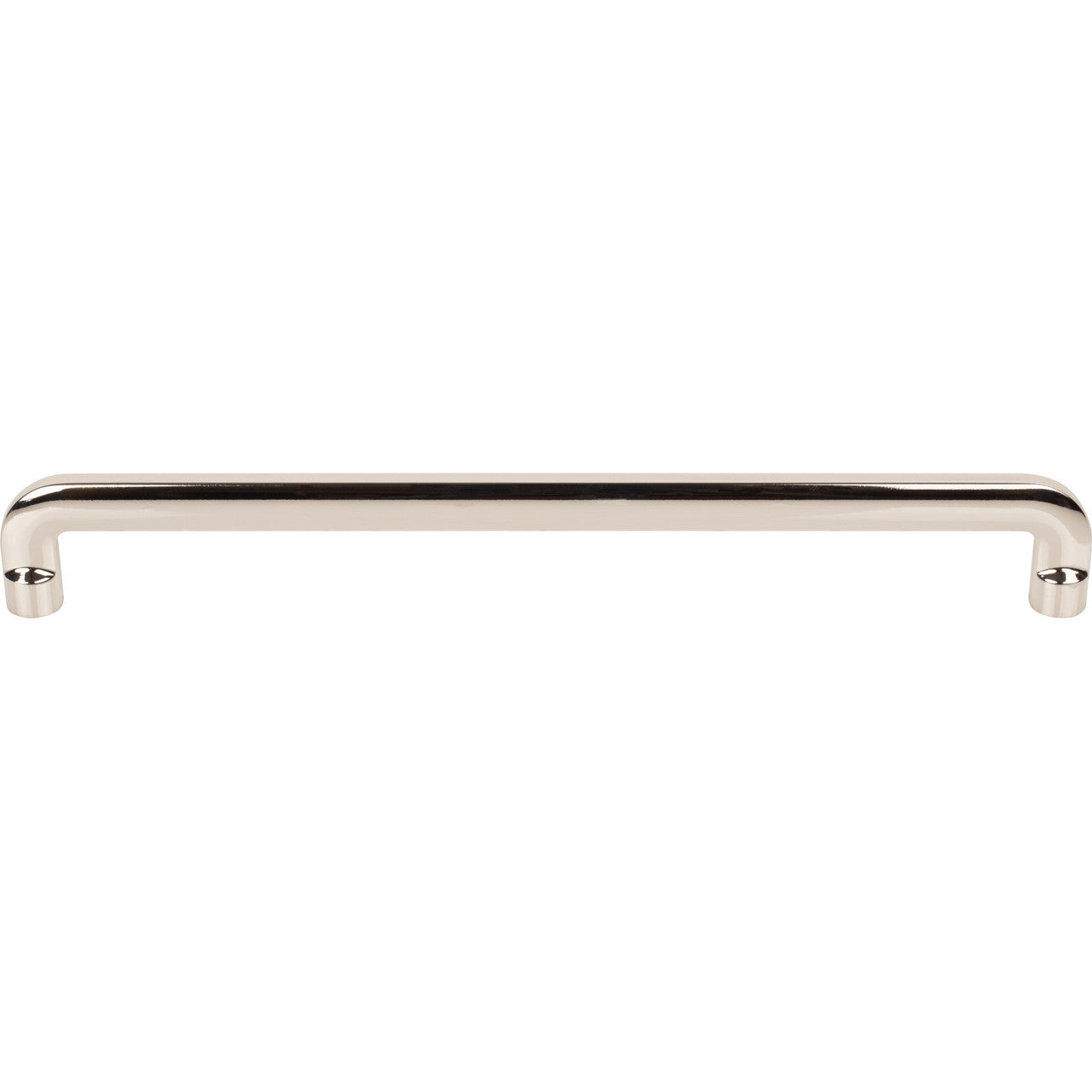 Top Knobs TK3045PN: 8-13/16" cc Hartridge D-Handle Cabinet Pull - Polished Nickel