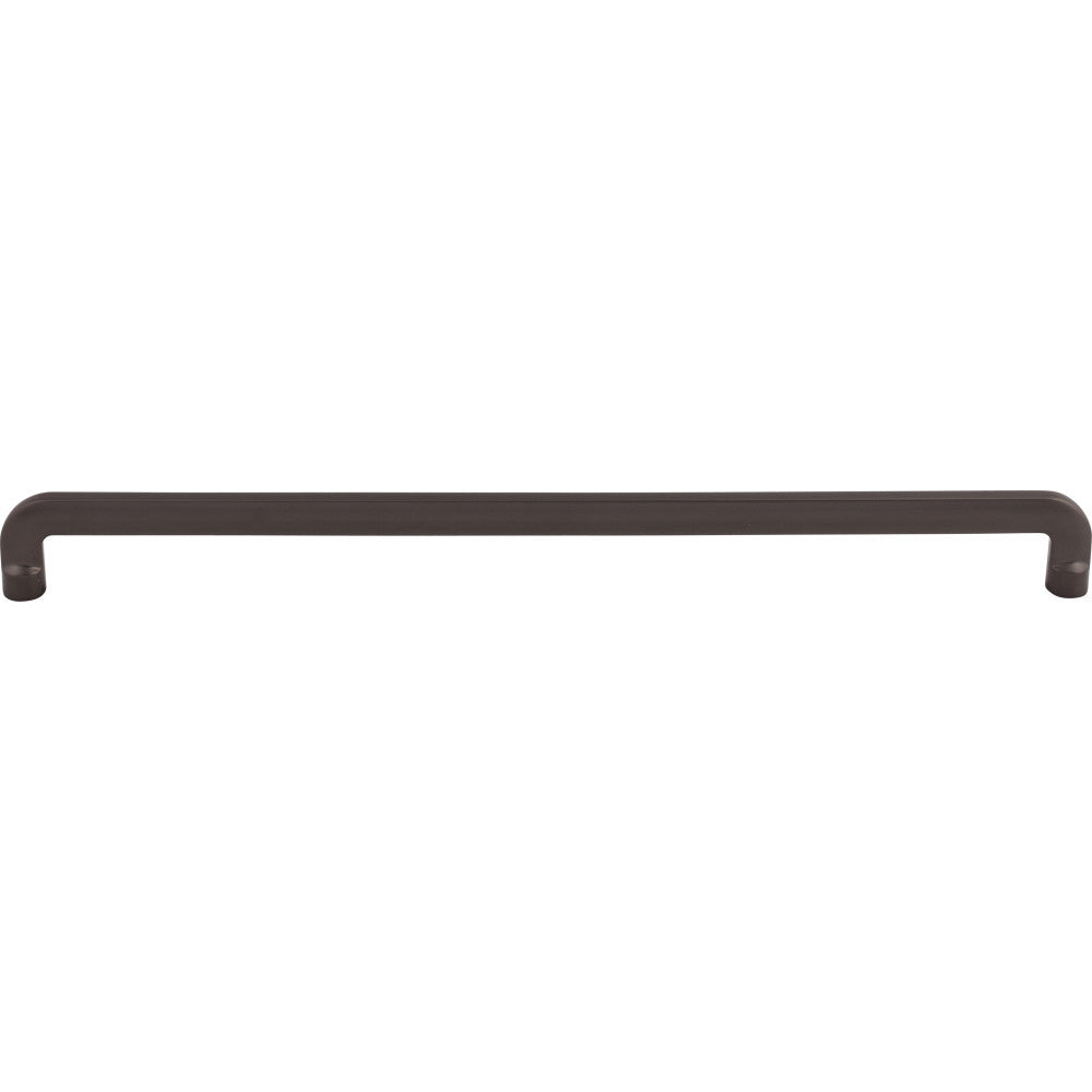 Top Knobs TK3046AG: 12" cc Hartridge D-Handle Cabinet Pull - Ash Gray