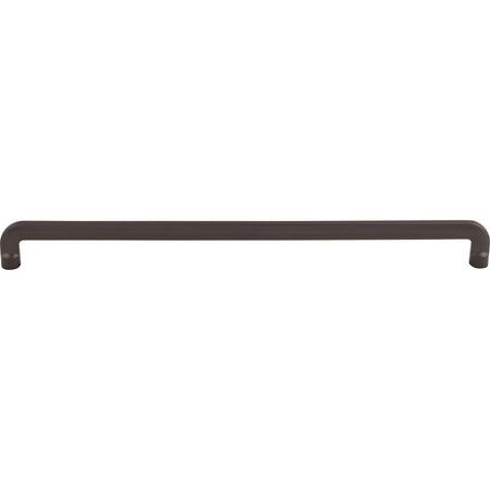 Top Knobs TK3046AG: 12" cc Hartridge D-Handle Cabinet Pull - Ash Gray