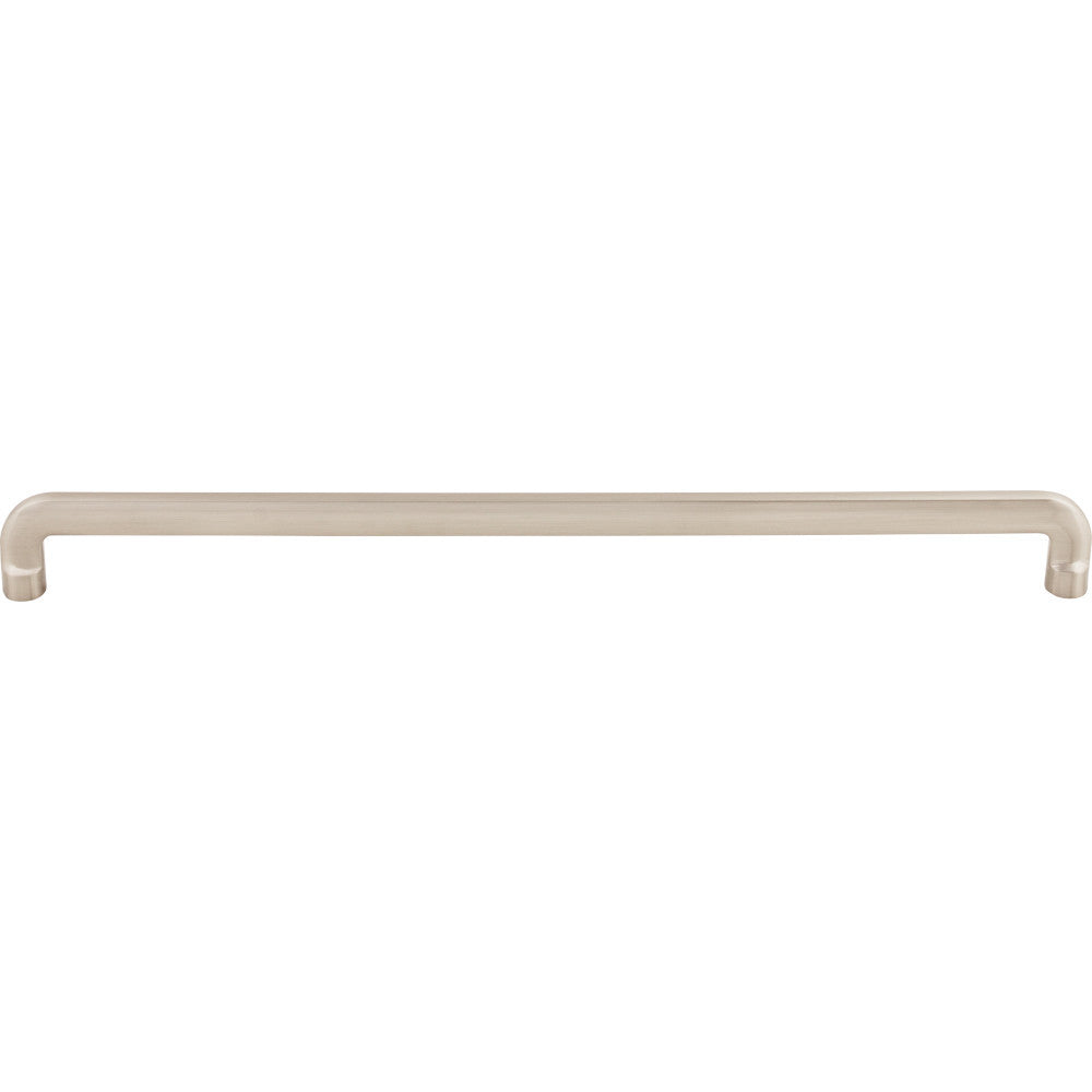 Top Knobs TK3046BSN: 12" cc Hartridge D-Handle Cabinet Pull - Brushed Satin Nickel
