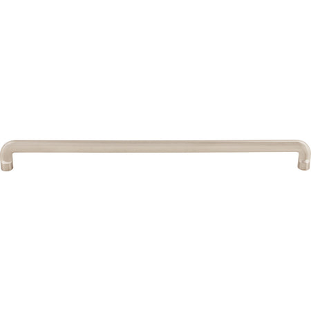 Top Knobs TK3046BSN: 12" cc Hartridge D-Handle Cabinet Pull - Brushed Satin Nickel