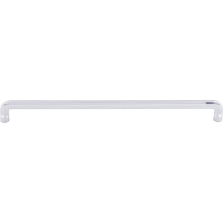 Top Knobs TK3046PC: 12" cc Hartridge D-Handle Cabinet Pull - Polished Chrome