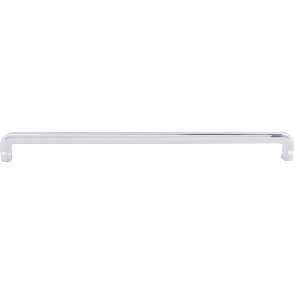 Top Knobs TK3046PC: 12" cc Hartridge D-Handle Cabinet Pull - Polished Chrome