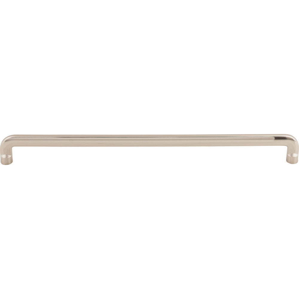 Top Knobs TK3046PN: 12" cc Hartridge D-Handle Cabinet Pull - Polished Nickel
