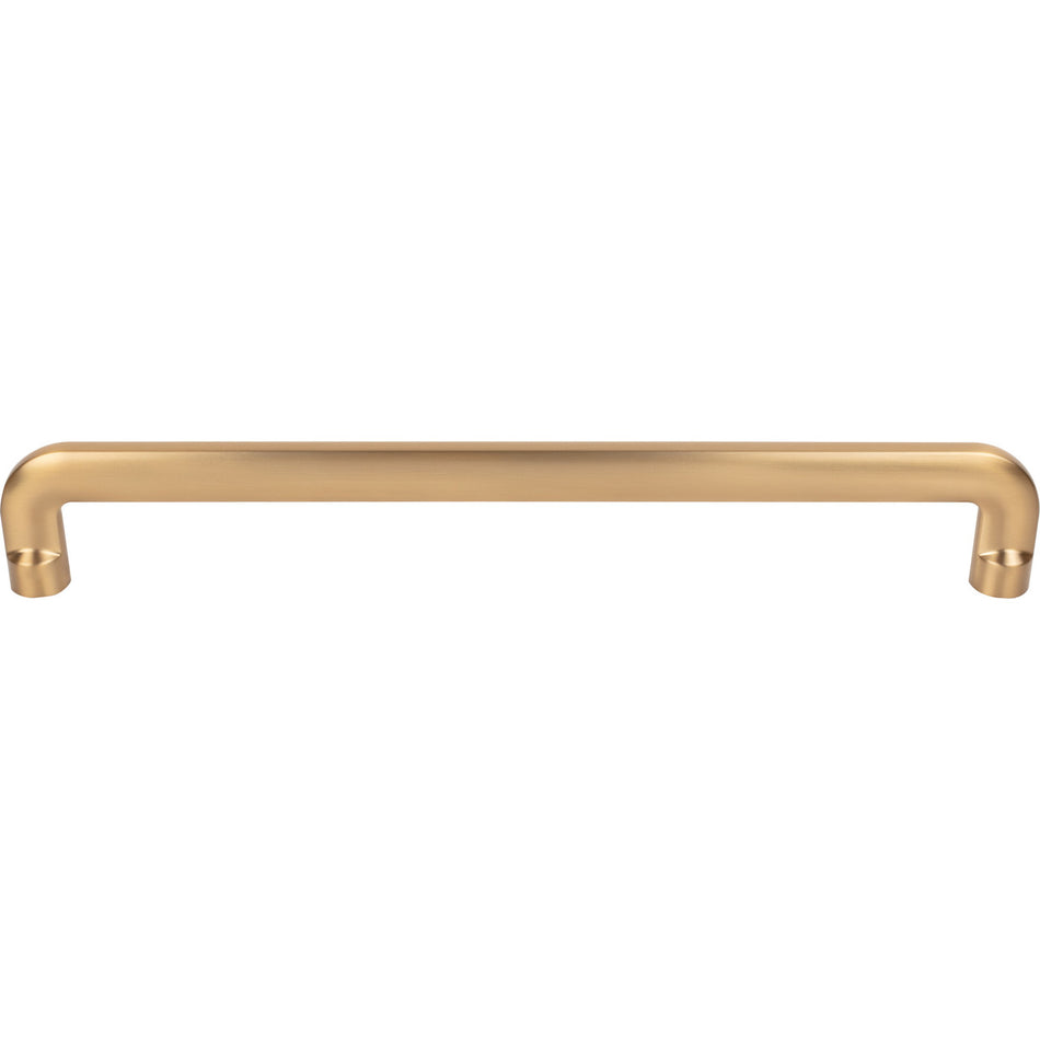 Top Knobs TK3047HB: 12" cc Hartridge D-Handle Cabinet Pull - Honey Bronze