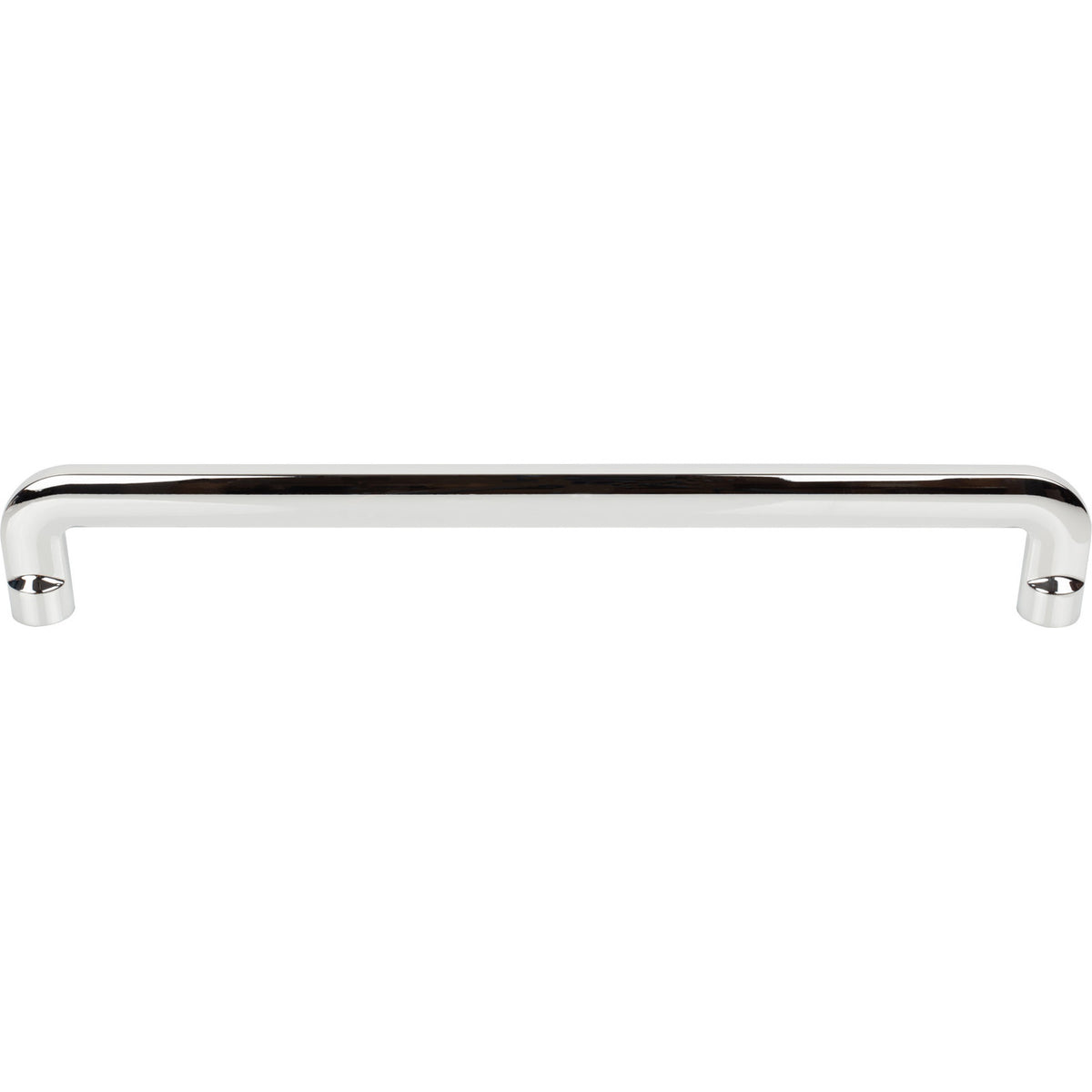 Top Knobs TK3047PC: 12" cc Hartridge D-Handle Cabinet Pull - Polished Chrome