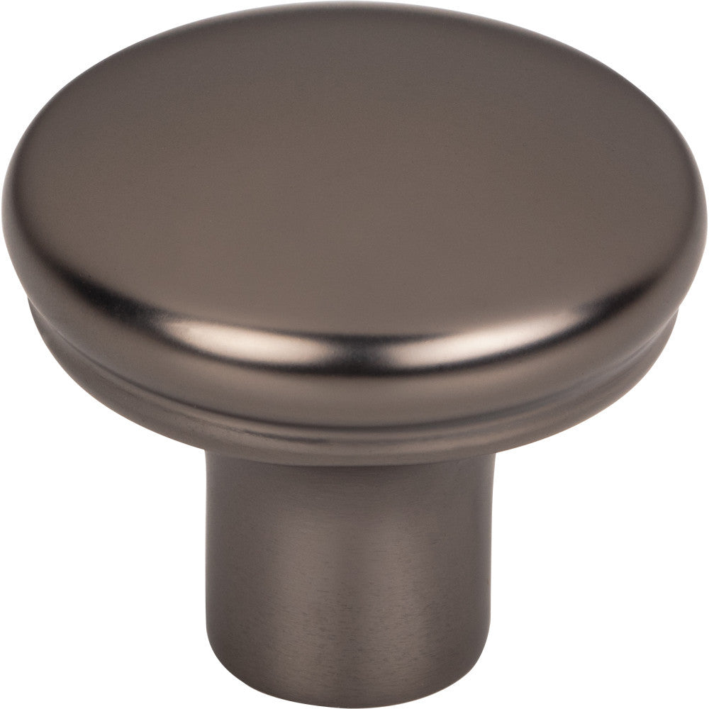 Top Knobs TK3050AG: 1-1/4" Julian Round Cabinet Knob - Ash Gray
