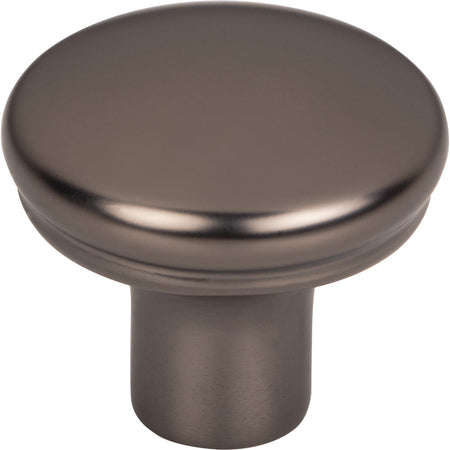 Top Knobs TK3050AG: 1-1/4" Julian Round Cabinet Knob - Ash Gray