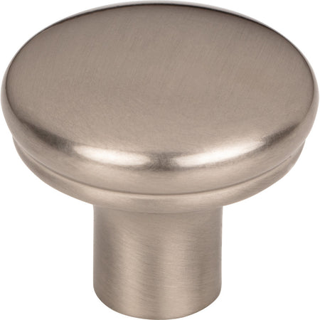 Top Knobs TK3050BSN: 1-1/4" Julian Round Cabinet Knob - Brushed Satin Nickel