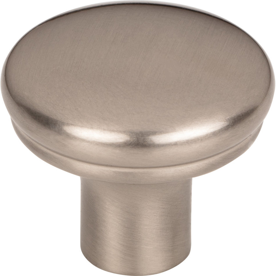 Top Knobs TK3050BSN: 1-1/4" Julian Round Cabinet Knob - Brushed Satin Nickel