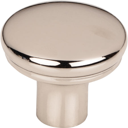 Top Knobs TK3050PN: 1-1/4" Julian Round Cabinet Knob - Polished Nickel