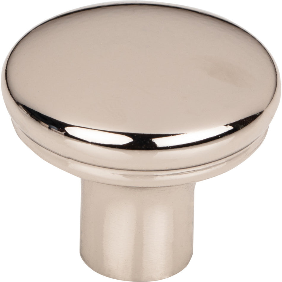 Top Knobs TK3050PN: 1-1/4" Julian Round Cabinet Knob - Polished Nickel
