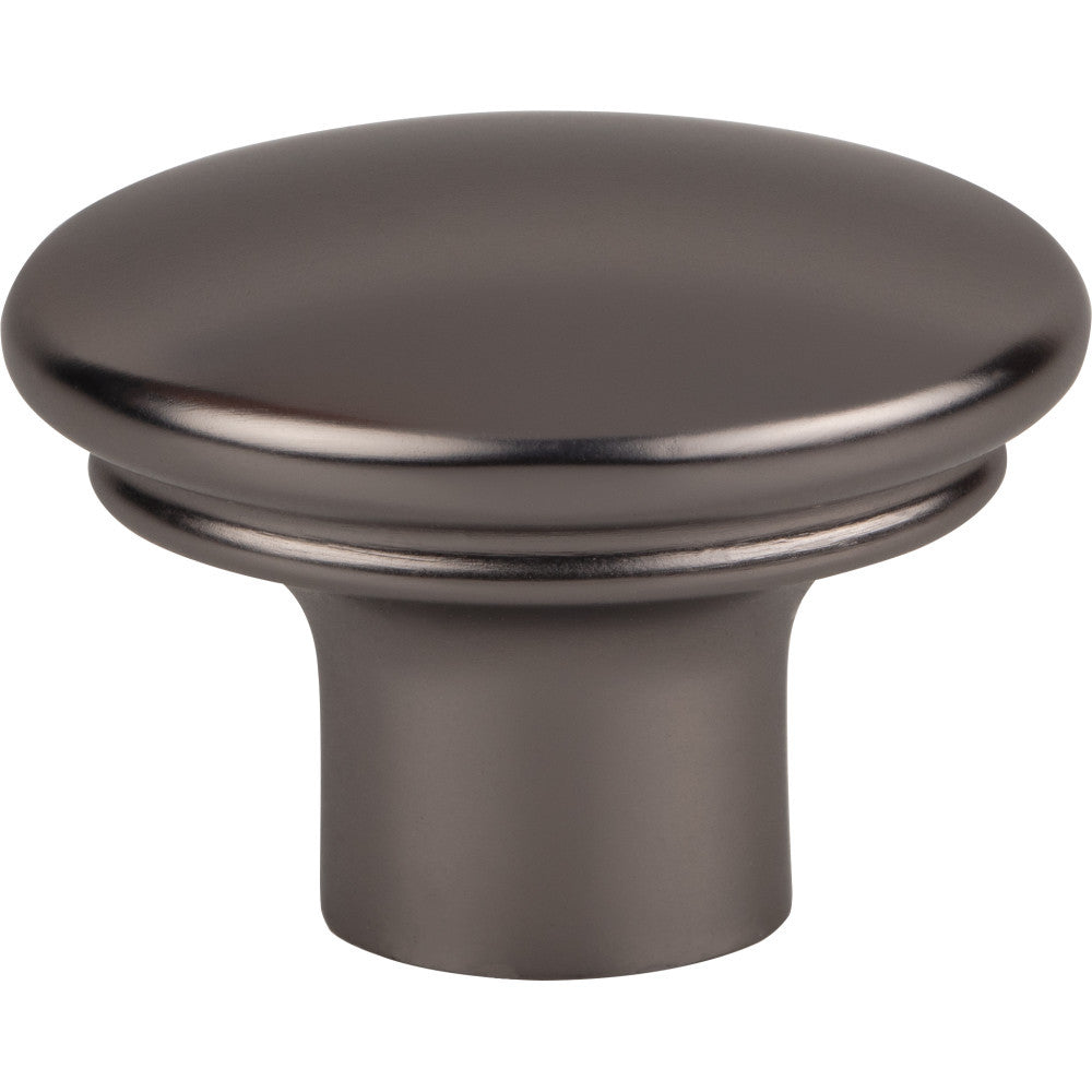 Top Knobs TK3051AG: 1-3/8" Julian Round Cabinet Knob - Ash Gray